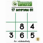 หวยไทยรัฐ 17/1/61